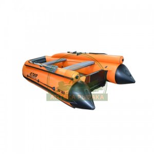 Моторная надувная лодка ПВХ HD 380 НДНД с фальшбортом оранж цена в Тольятти 