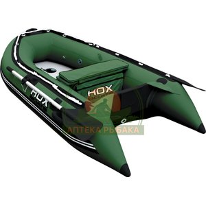Надувная ПВХ лодка HDX Oxygen 240 с пайолом, цвет зеленый цена в Тольятти 